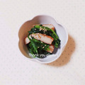まあまま☆0403's cooksnap of when they made さつま揚げとほうれん草あえ♪簡単漢方薬膳.