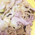 クックIK4DS8☆'s cooksnap of when they made ☆春キャベツ豚肉、塩昆布の和風パスタ☆.