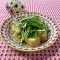 toraちゃん♪'s cooksnap of when they made 焼き厚揚げの水菜のせ.