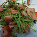 あゆたっくん's cooksnap of when they made 豆苗であと1品 魚肉ソーセージと豆苗炒め.