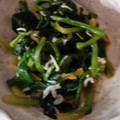 ヨシヨッシー's cooksnap of when they made かんたん酢☆しらすとほうれん草の酢の物.