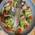 エミチョコ's cooksnap of when they made * お魚まるっと1匹アクアパッツァ *.