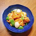 もふもふクロさん's cooksnap of when they made フライパンひとつで簡単！揚げない酢鶏.