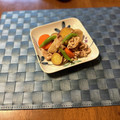 yesmama's cooksnap of when they made さつまいもと枝豆と豚肉の煮物.