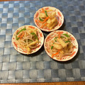 yesmama's cooksnap of when they made もやしとピーマン・炙りうす揚げの酢の物♪.