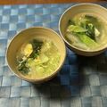 yesmama's cooksnap of when they made 青梗菜と玉葱の卵スープ(おかずにも).