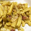 菜つ実☆ミ's cooksnap of when they made ベーコンのバジルマヨパスタ.