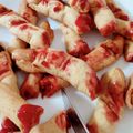 umi☆neco's cooksnap of when they made ハロウィーンに！！閲覧注意指クッキー.