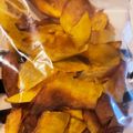 okabu大根's cooksnap of when they made 揚げない【おさつチップス】とまらない….