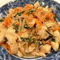 悠LOVE航's cooksnap of when they made 【簡単中華】ささみのニラもやし炒め.