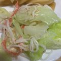 ポメちょん's cooksnap of when they made キャベツとカニかまのゴママヨ春雨サラダ.
