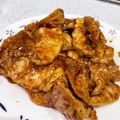 かぜとはな's cooksnap of when they made 甘すぎない♩豚の生姜焼き.