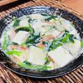 料理男子部🍻's cooksnap of when they made 台湾の味★ほうれん草しらすの豆腐あんかけ.