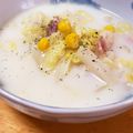 なっさん姫's cooksnap of when they made とろける～♡白菜とコーンのミルクスープ.