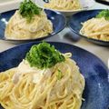 ｸﾏﾘｴ's cooksnap of when they made うまうま濃厚、めんたいクリームパスタ。.