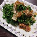milestone★'s cooksnap of when they made 人参の葉のおかか醤油和え.