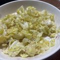 くまノン兵衛's cooksnap of when they made 【10分おつまみ】にんにく旨塩キャベツ♪.