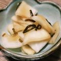 ぱら姉's cooksnap of when they made あっさり漬け物☆カブとキュウリの塩昆布.