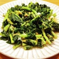 かなりんココりん's cooksnap of when they made 大根の葉たまごとじ.