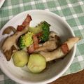 ponkey's cooksnap of when they made ブロッコリーと舞茸のホットサラダ.