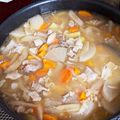 篤志ママ＊苑美's cooksnap of when they made 簡単豚汁☆野菜たっぷりサツマイモ入り豚汁.