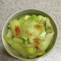 tanapeko's cooksnap of when they made ハヤトウリでおつまみ＊ザーサイ風。.