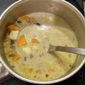 ブランディ's cooksnap of when they made 秋を感じる♬さつまいもと豆のスープ★.