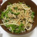 せがな's cooksnap of when they made ＊もやしとピーマンの青椒肉絲風＊.