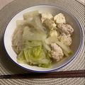 aki42's cooksnap of when they made 寒い季節に！豚つくねスープ鍋！.