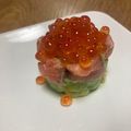 クック7RLDSY☆'s cooksnap of when they made サーモンタルタルとアボカドとイクラの前菜.