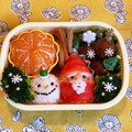 hime's cooksnap of when they made 幼稚園年少　クリスマス　お弁当.