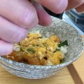 ryonyukimama's cooksnap of when they made 京都の定番♡衣笠丼.