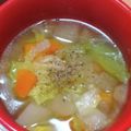 ちかﾁｬﾝ☆'s cooksnap of when they made 白菜たっぷり★和風ミネストローネ★.
