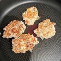 こるだ's cooksnap of when they made ＊離乳食後期＊鶏ひき肉豆腐ハンバーグ.