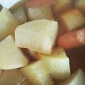 mぱなんが's cooksnap of when they made 大根とｼｬｳｴｯｾﾝの汁だく煮物☆.