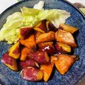 ひなあいりグランマ's cooksnap of when they made 鶏肉とさつまいもの甘辛.