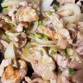 タラレバ03's cooksnap of when they made 豚バラと長ねぎで簡単美味しいねぎ塩豚丼♡.