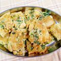 めぐ＊ぴぃ's cooksnap of when they made カルシウムたっぷり☆小松菜と納豆のチヂミ.