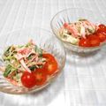 ＠迷子＠'s cooksnap of when they made 水菜と人参とカニカマのワサビマヨ和え.