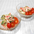 ＠迷子＠'s cooksnap of when they made 水菜と人参とカニカマのワサビマヨ和え.