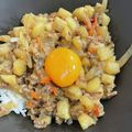 コロどろっぷ's cooksnap of when they made 簡単！大根と挽肉の甘辛そぼろ丼.