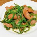 vabochan's cooksnap of when they made 簡単副菜！ピーマンとウインナーの甘辛炒め.