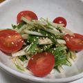 fu♪♪'s cooksnap of when they made 居酒屋系♪水菜と大根のサラダ.