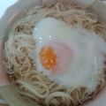 いちごあめ、's cooksnap of when they made ☆居酒屋つきだし風☆温泉卵そうめん♪.