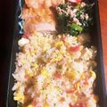 なーなちゃん's cooksnap of when they made ひとりランチ・お弁当に✿梅ネギ卵炒飯.