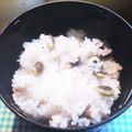 お山のエイ's cooksnap of when they made 炊飯器で簡単！！あおばた豆ご飯.