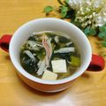 ルパンのかあさん☆彡's cooksnap of when they made わかめと豆腐のおすまし.