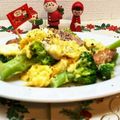 horseland's cooksnap of when they made 簡単ウィンナーとブロッコリーの卵炒め.
