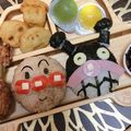 みぃぃちゃま's cooksnap of when they made キャラ弁*バイキンマンおにぎり.