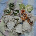 amamitu's cooksnap of when they made 冷豚しゃぶしゃぶのくるくる野菜巻き☆.